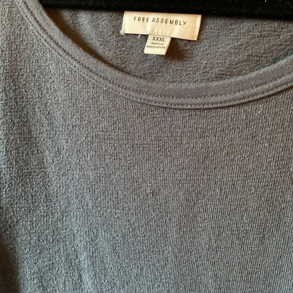Free Assembly Organic Cotton Long Sleeve Top Size XXXL - Picture 6 of 6